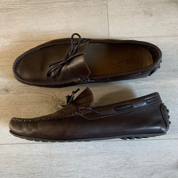 Walk Melluso Brown Leather Mens‎ Loafers